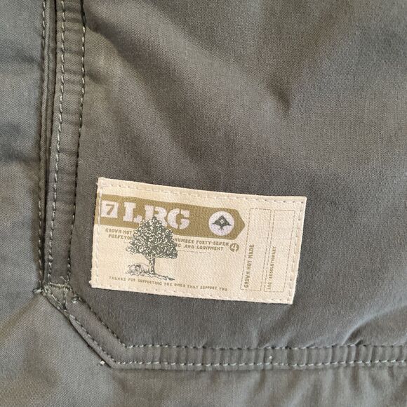 LRG Lifted Research Quilted Puffer Vest Green Wool Blend‎ Houndstooth Men 2XL - Picture 7 of 11